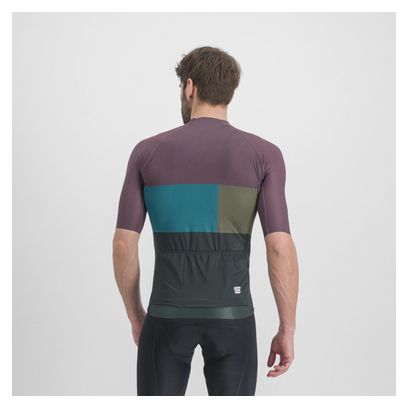 Maillot Manches Courtes Sportful Snap Violet/Bleu