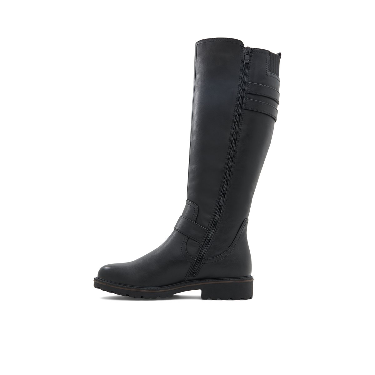 BANFF TRAIL-Etiliwen-Bottes mi-mollet - Talon plat - Noir
