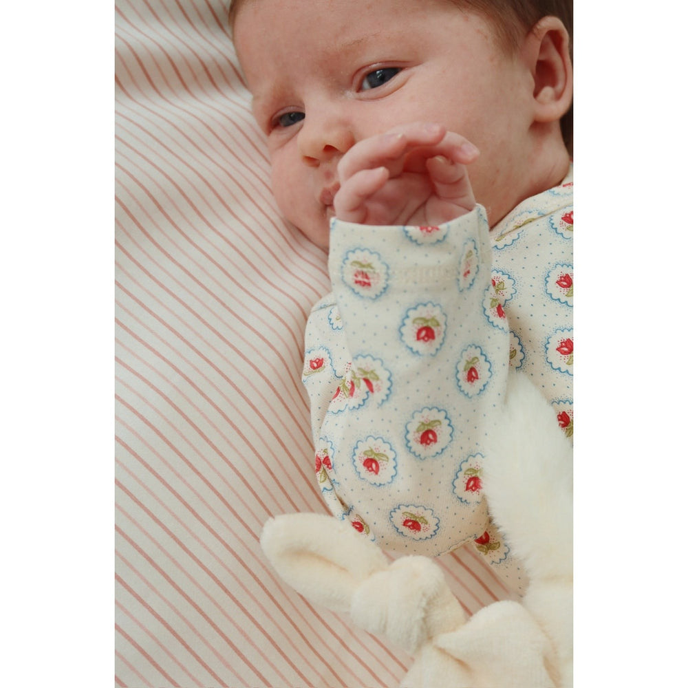 Køb Konges Sløjd Stripie Petite Rose Baby Sengetøj Gots