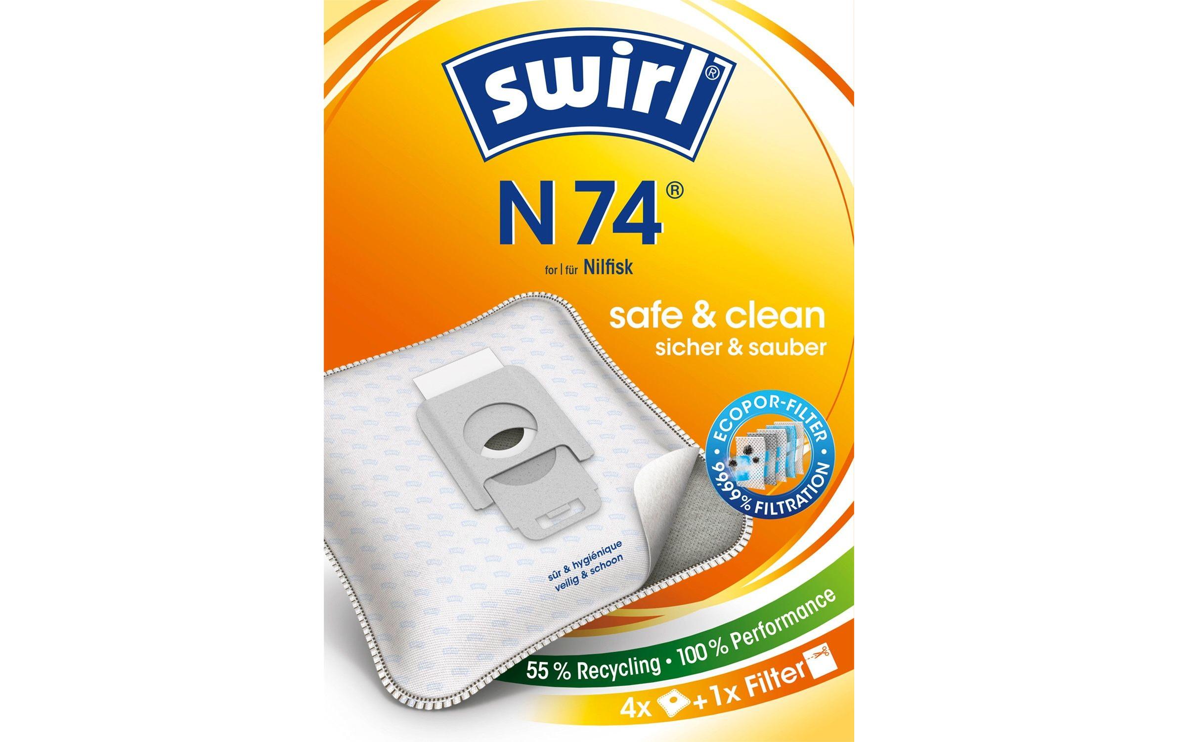 Staubfilterbeutel P 43 MicroPor Plus 4 StückErsatz-Staubbeutel für bestimmte Staubsaugermodelle von Progress, Electrolux und Volta