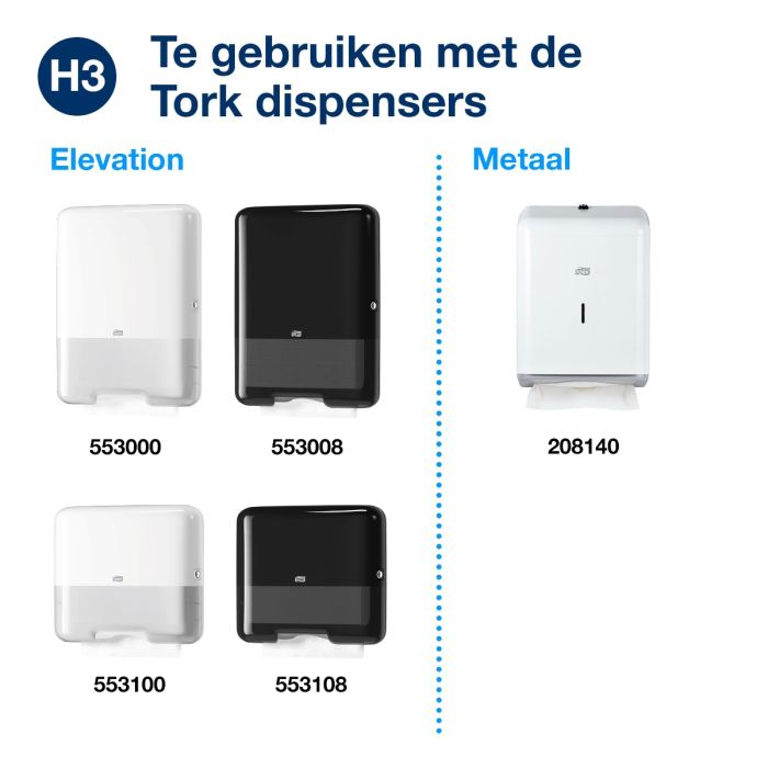 Tork 290179 Handdoek Tork Zigzag 2-laags Advanced Groen 290179 (290179)