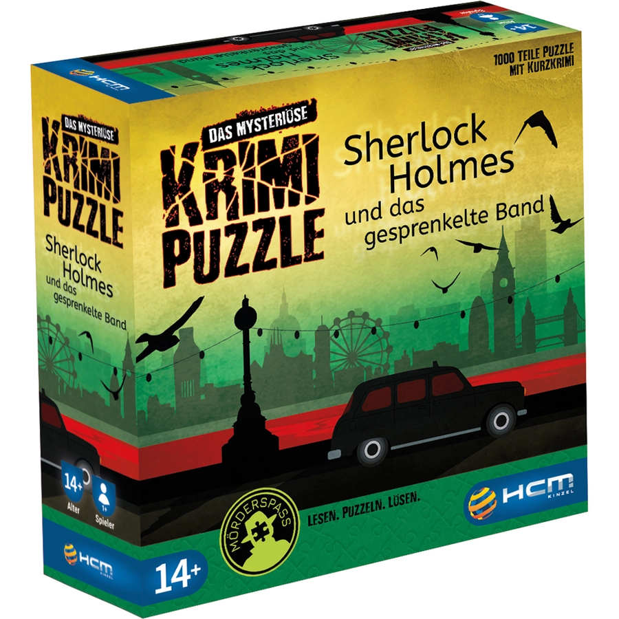 HCM Kinzel Das mysteriöse Krimi Puzzle Sherlock Holmes Mehrfarbig