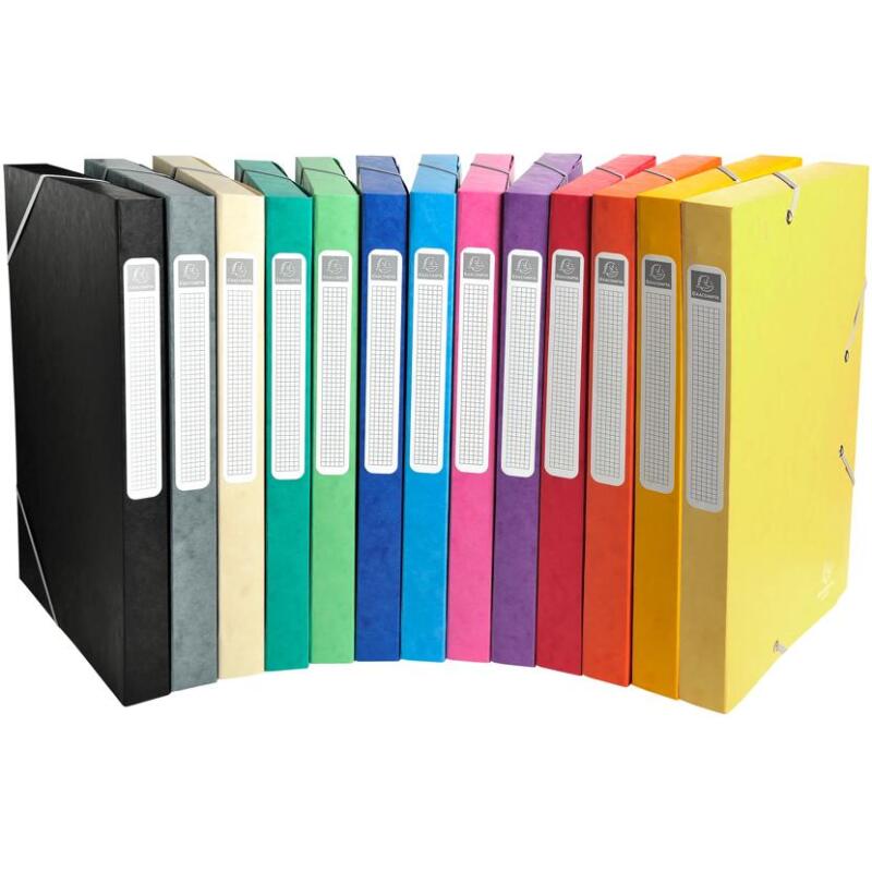 Boite de classement Cartobox Dos 25mm Carte lustrée - A4