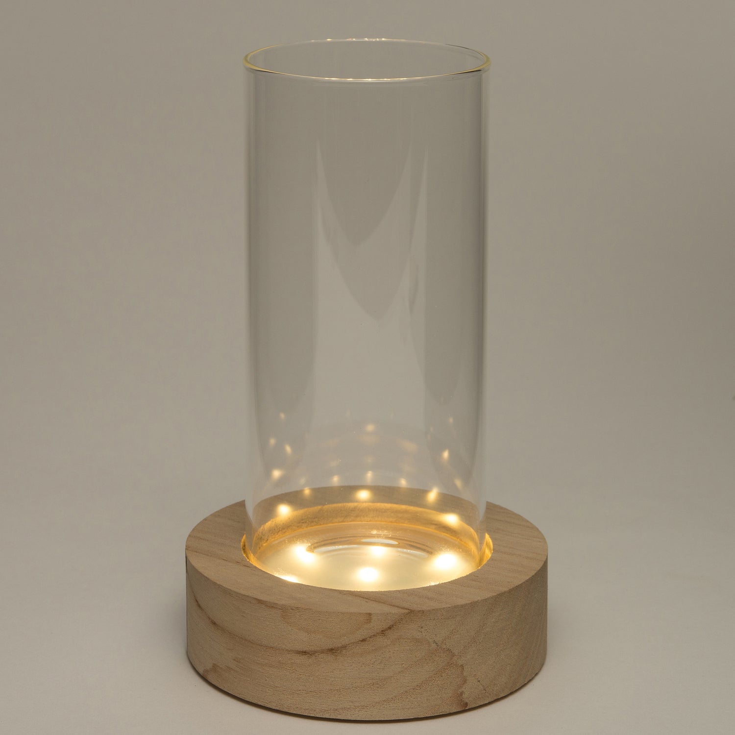 Intratuin vaas met verlichting D 10,6 H 17,5 cm