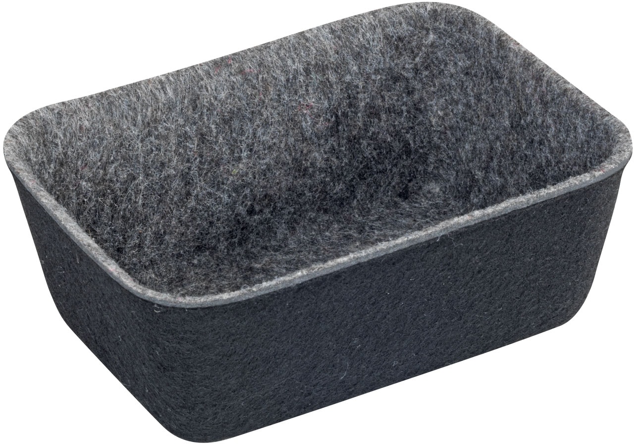WENKO Organizer Aufbewahrungsboxen für Schubladen, 3 Grössen, recycelter Polyesterfilz