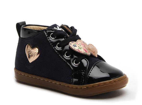 Shoo pom boots bottine bebe bouba heart bleu