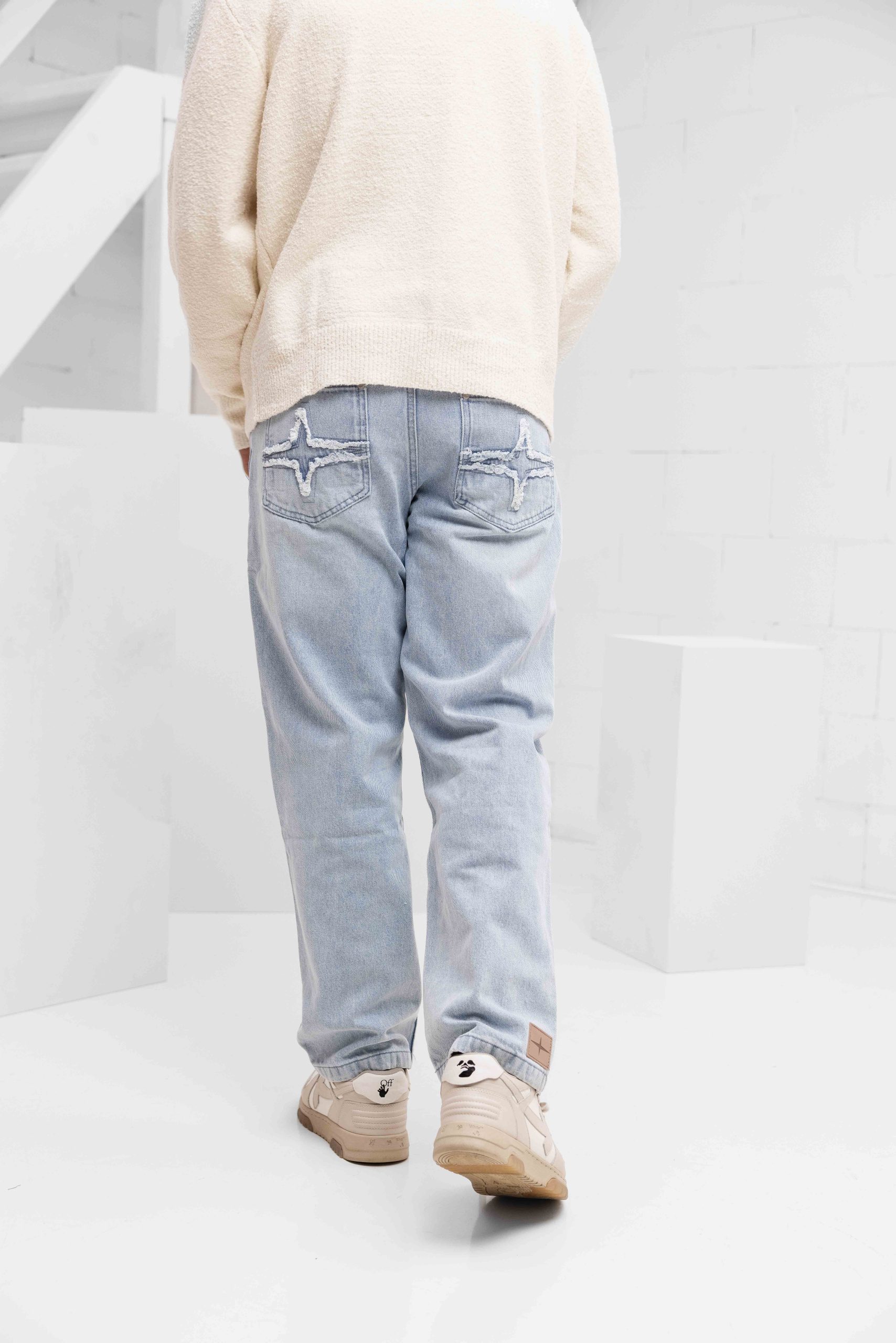 Project x Paris Regular Fit Jeans Heren Lichtblauw