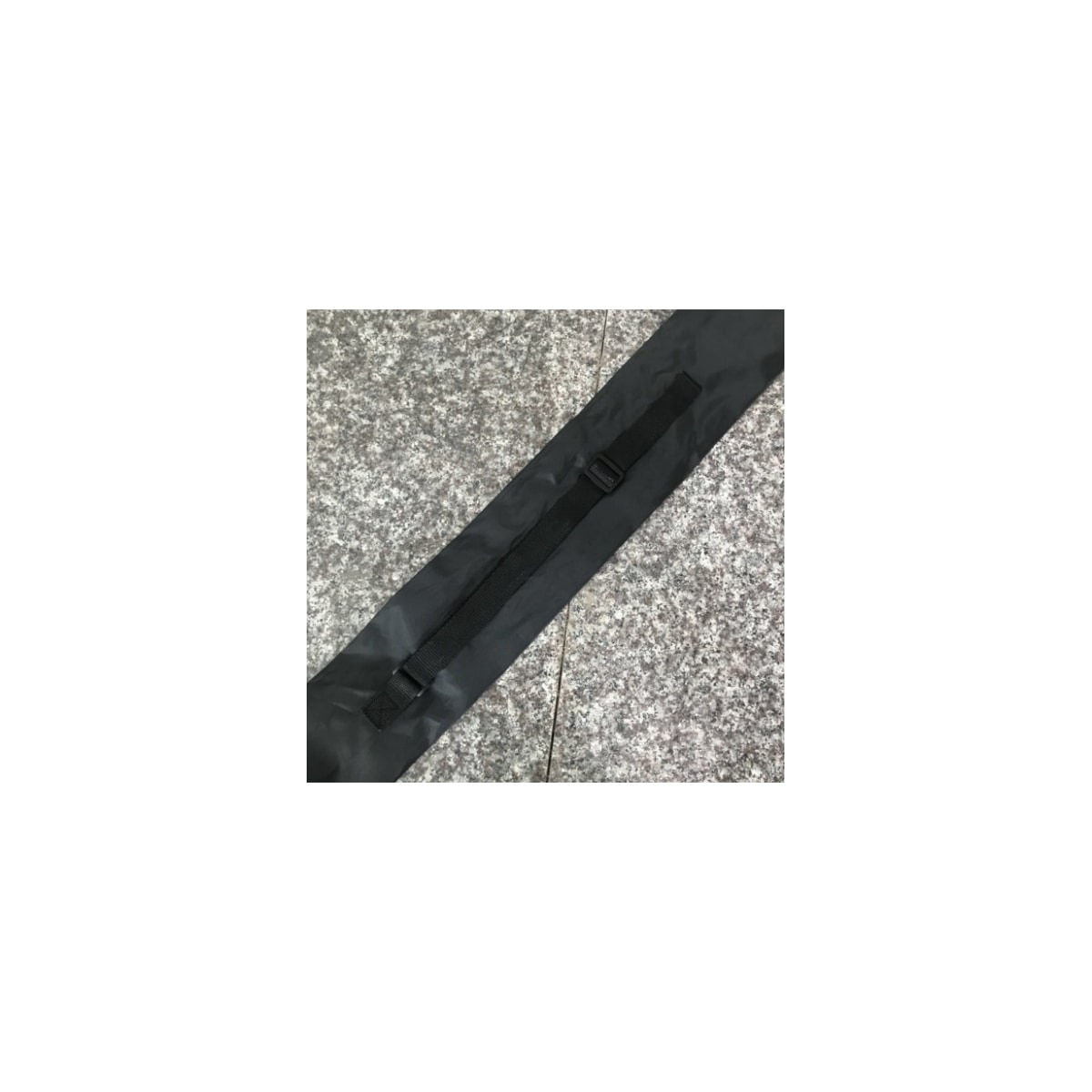 Oppbevaringspose for turstaver med stropp Sort 17x70 cm