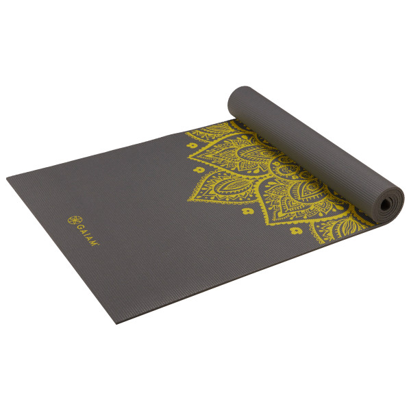 GAIAM - 6 mm Premium Printed Yoga Mat - Tapis de yoga