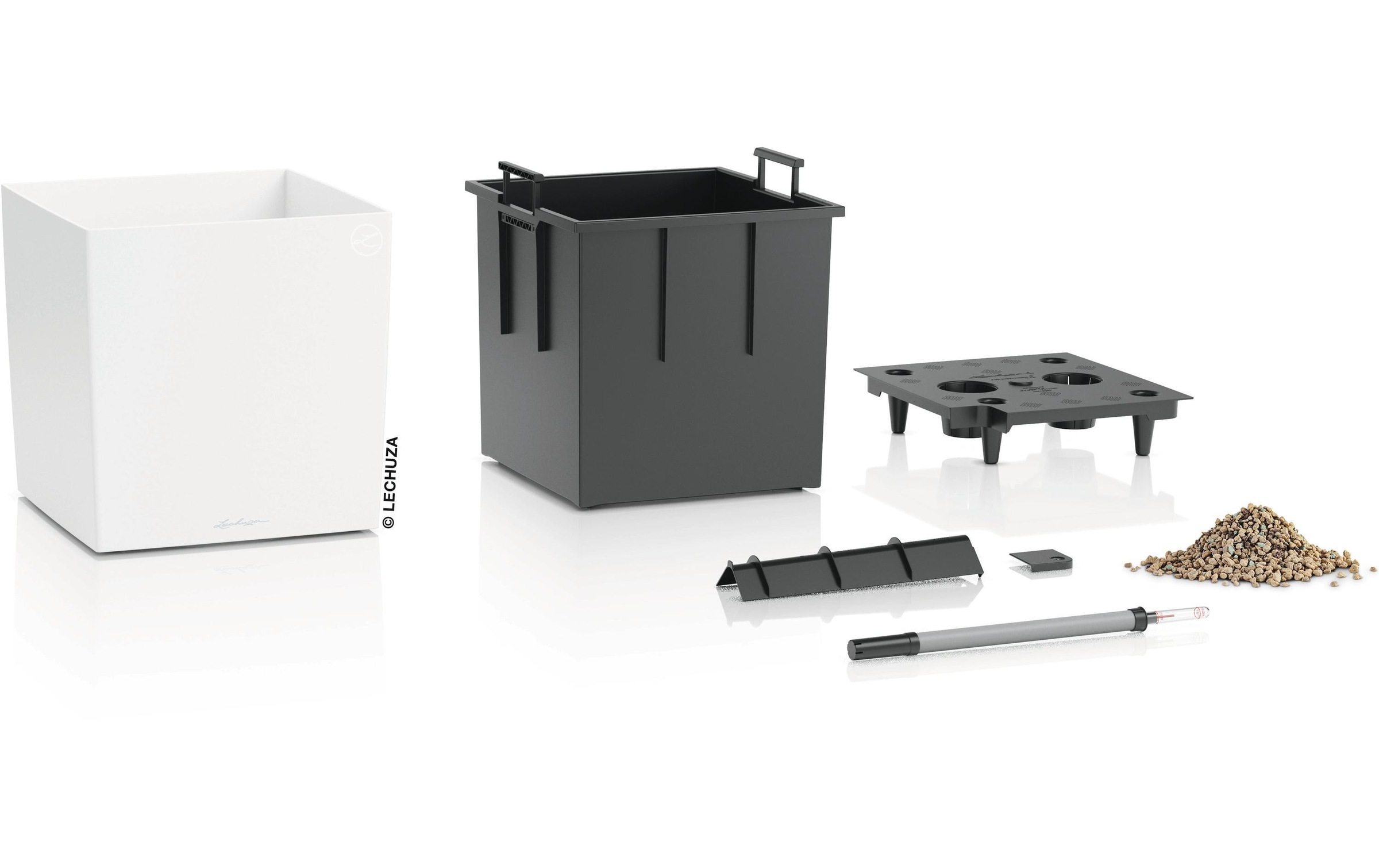 Bewässerungssystem »Lechuza CUBE Color 40« ()  Pflanzgefäss mit integriertem Bewässerungssystem