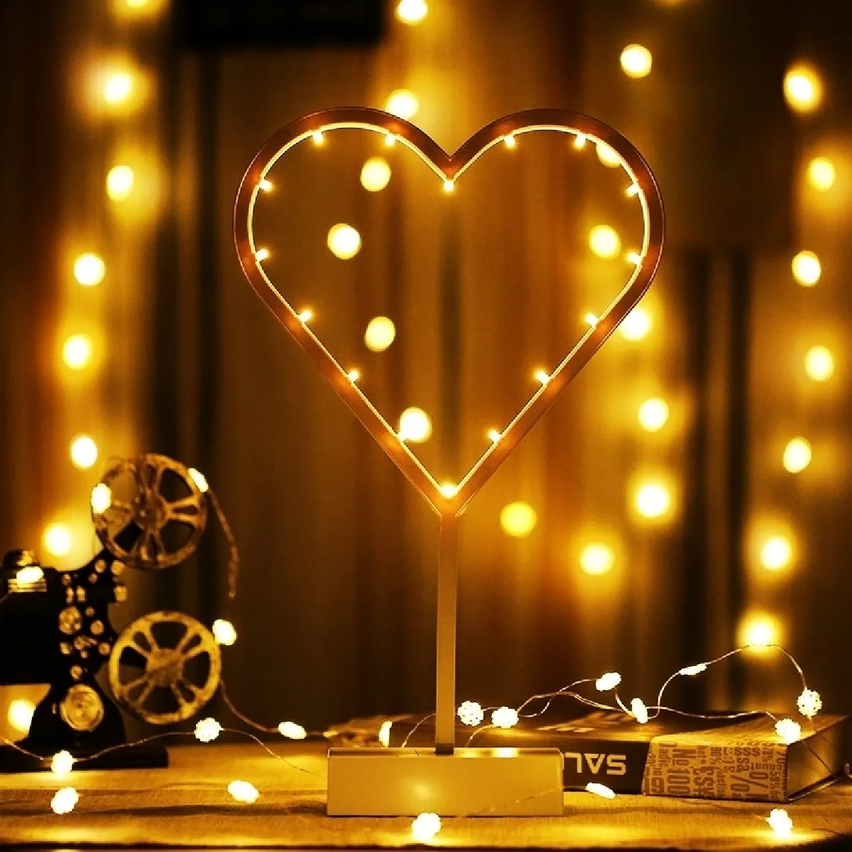 Wewoo Guirlande LED Cœur Romantique