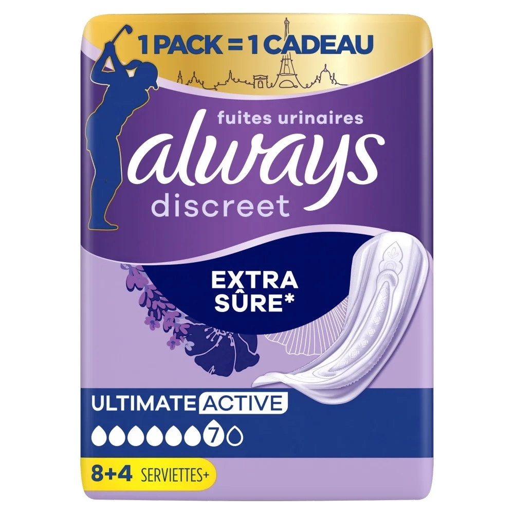 Always Discreet Extra Ultimate Active (12 stuks)