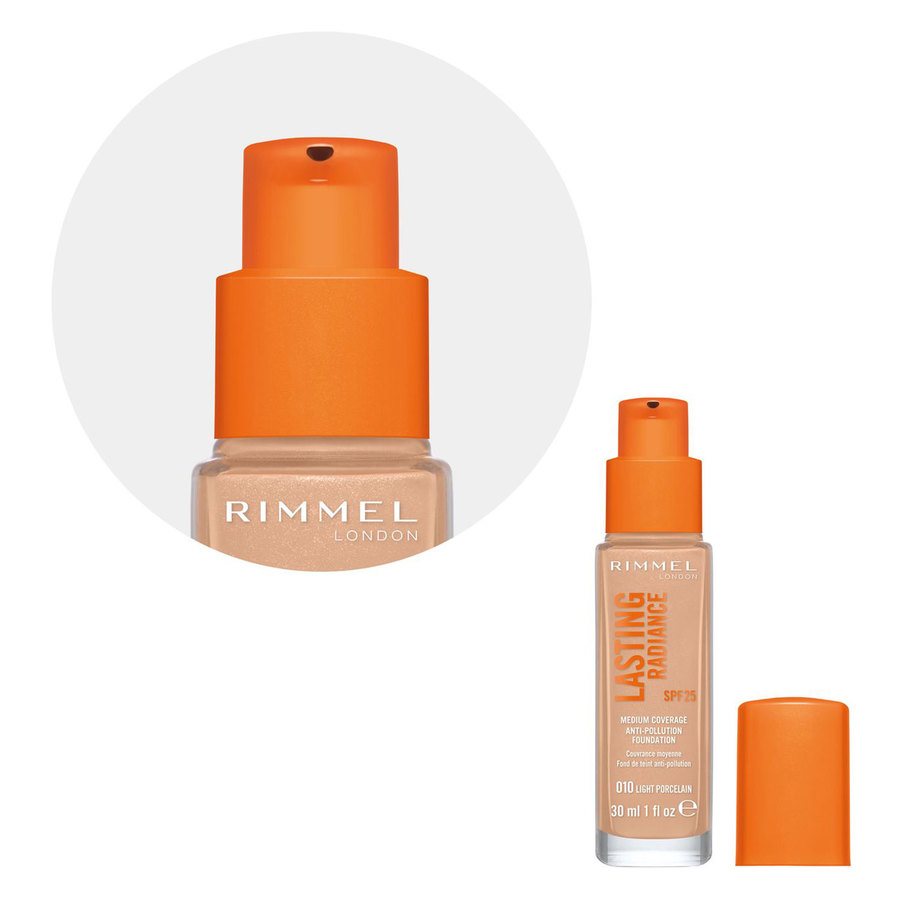 Rimmel London Lasting Radiance Foundation #010 Light Porcelain 30ml