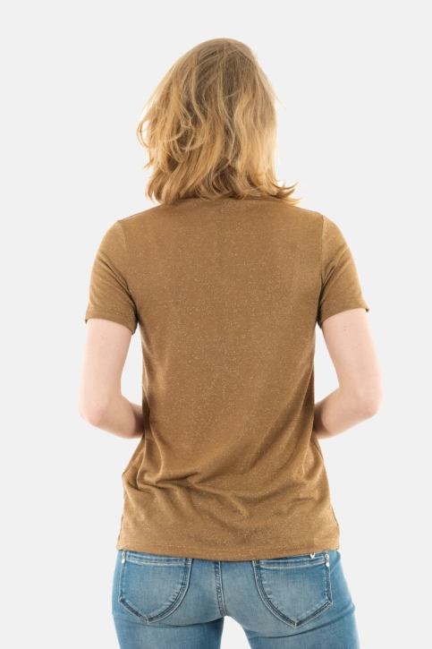 Tee shirt please t0ay 2483 sabbia/oro