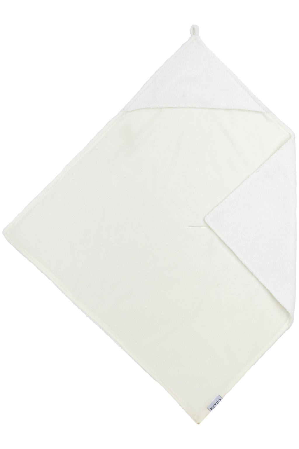 badcape Bouclé Uni 80x80 cm Offwhite