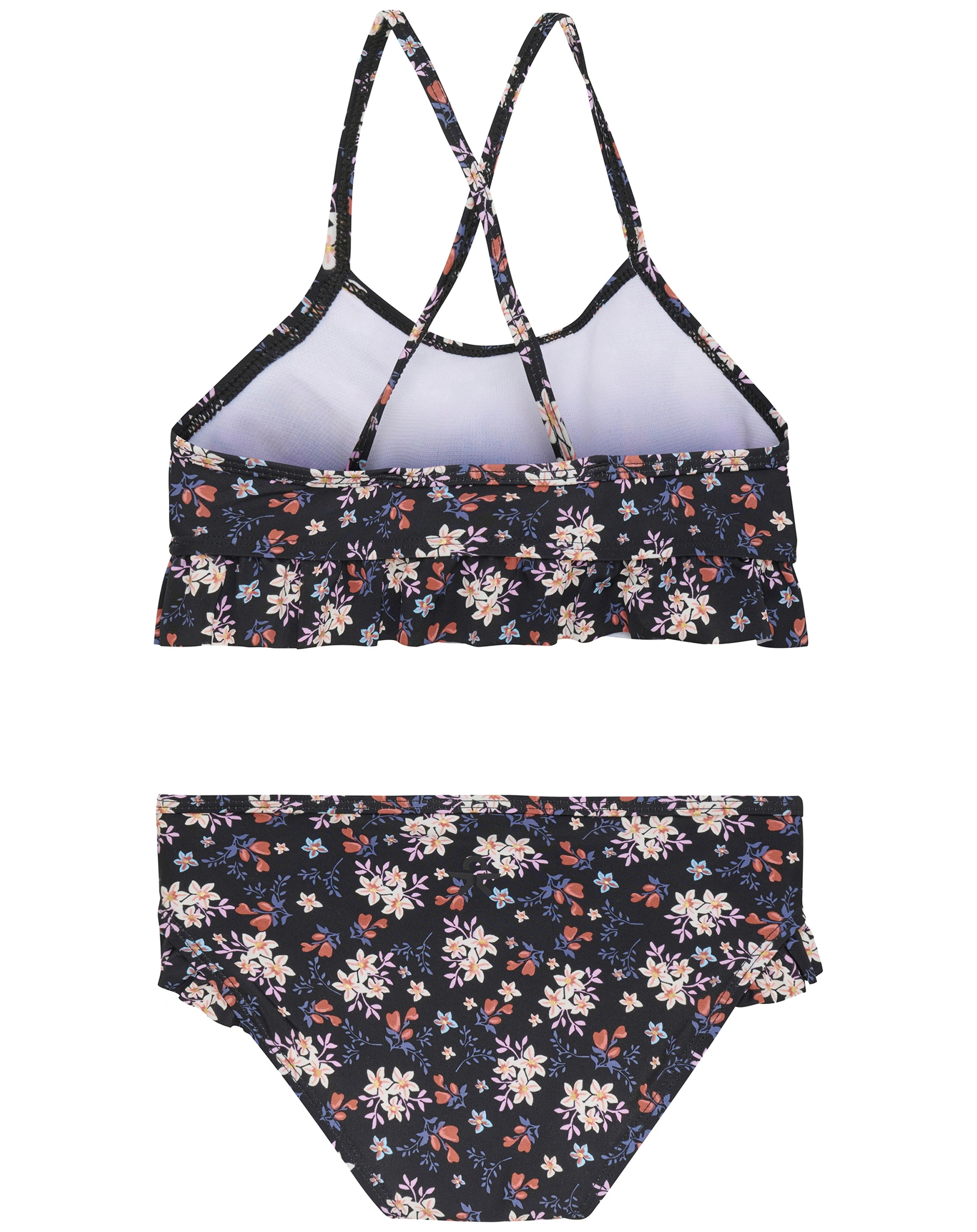 Bikini BLOSSOM FRILLS in black