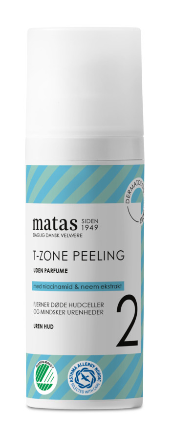 Matas Striber T-Zone Peeling til Uren Hud Uden Parfume 50 ml