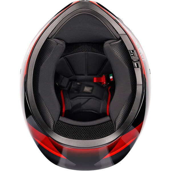 AGV - Casque K3 Striga Noir / Gris / Rouge