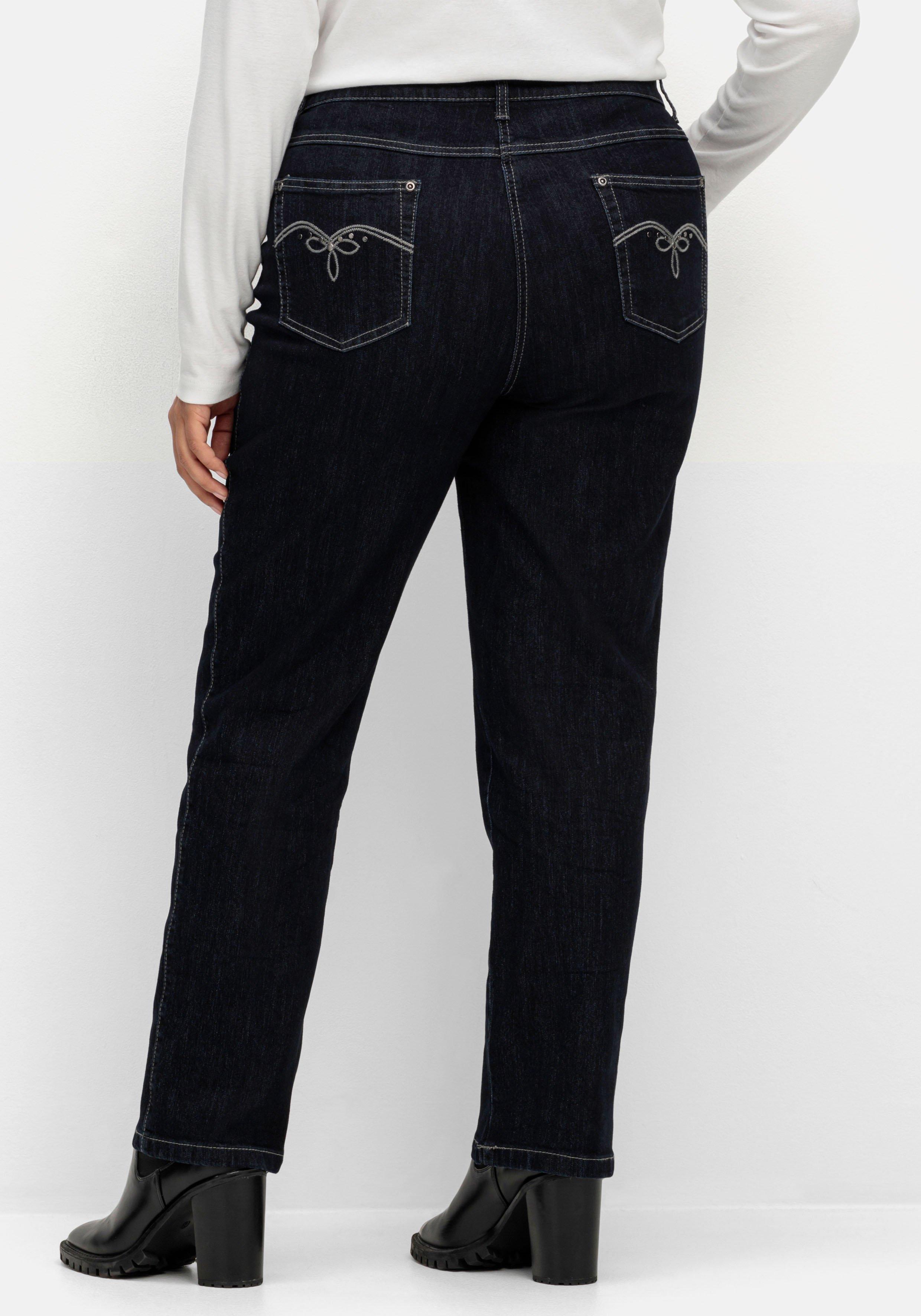 Gerade Jeans in 5-Pocket-Form