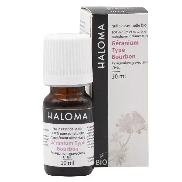 Óleo Essencial de Gerânio Tipo Bourbon Orgânico Haloma 10ml