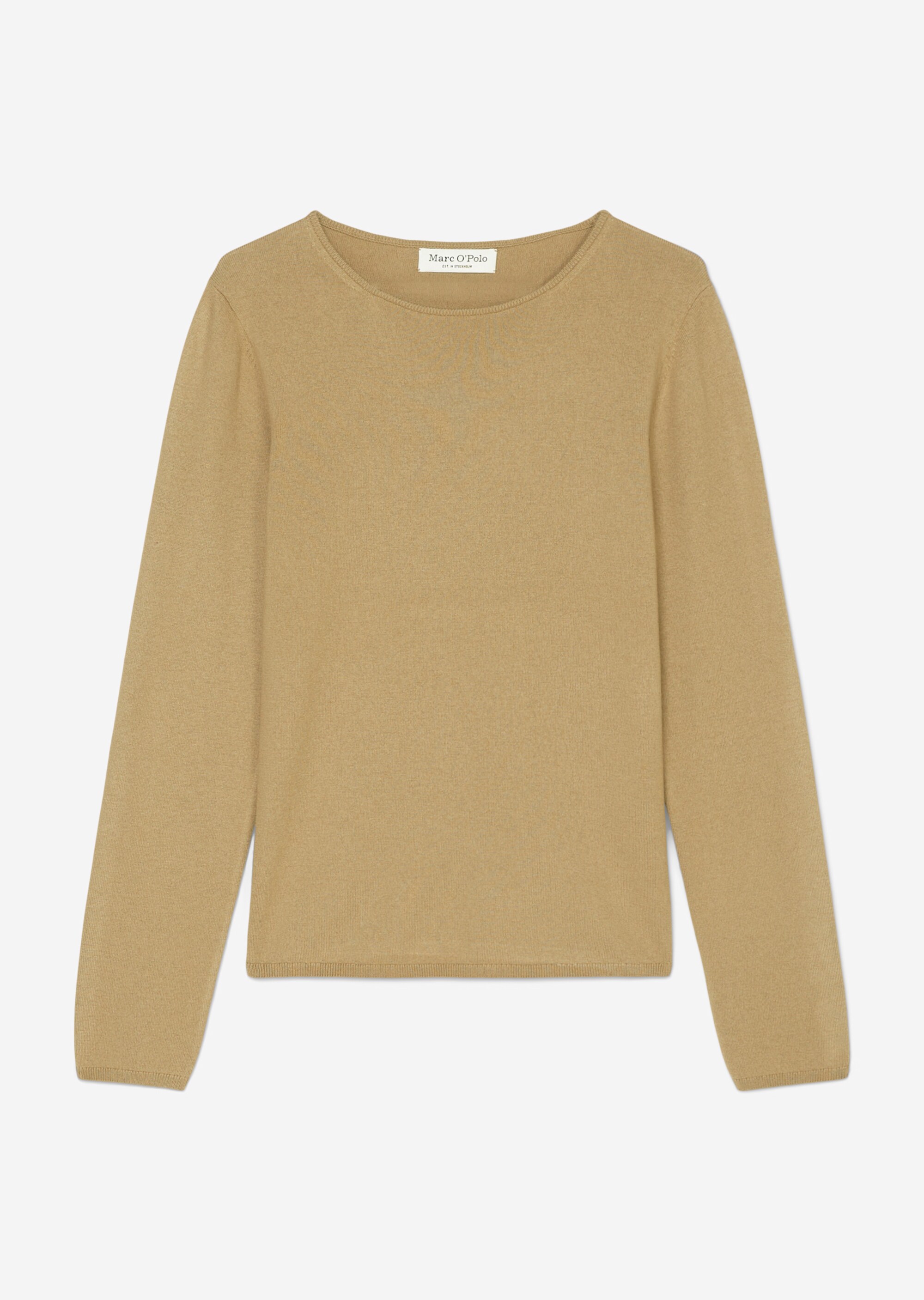 Feinstrick-Pullover regularaus softem Schurwolle-Mix