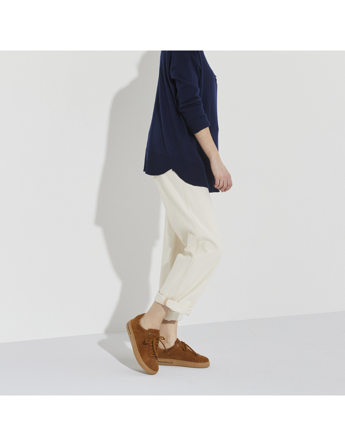 birkenstock baskets de ville femme bend low cuir marron