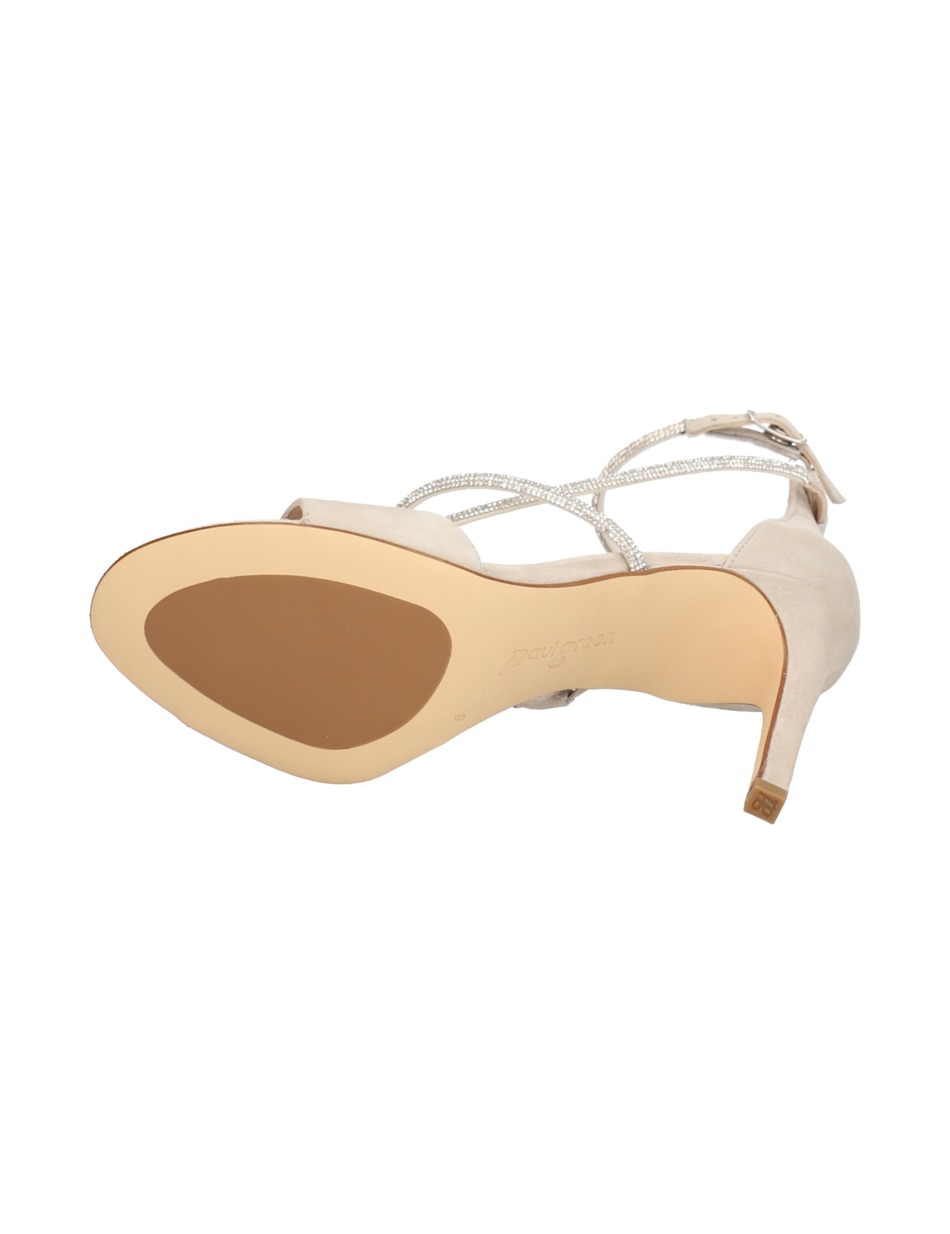 Veloursleder Sandale