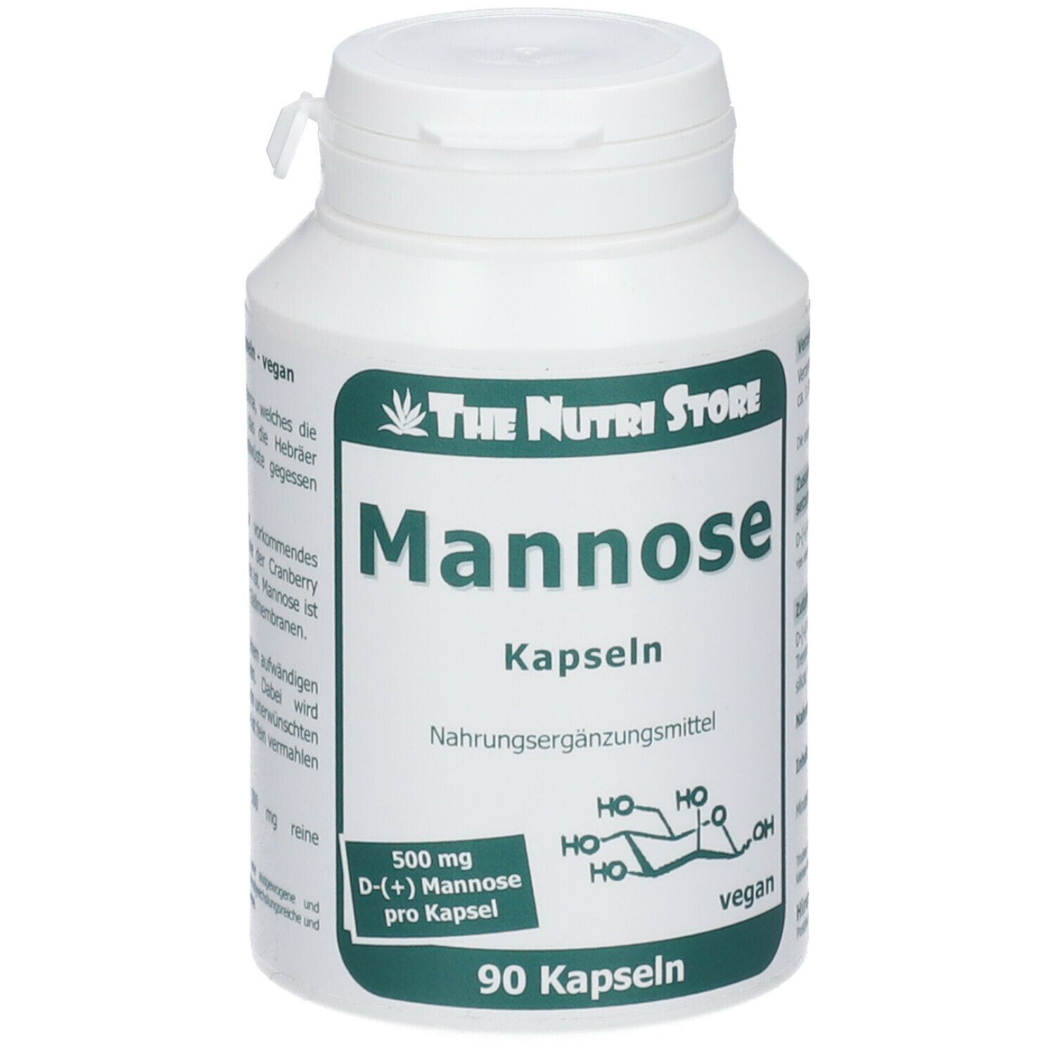 Mannose 500 mg vegetrarische Kapseln