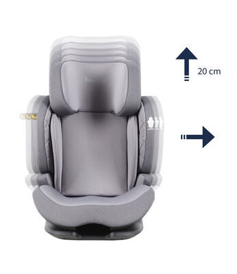 Beemoo Recline i-Size Bilstol, Mineral Grey