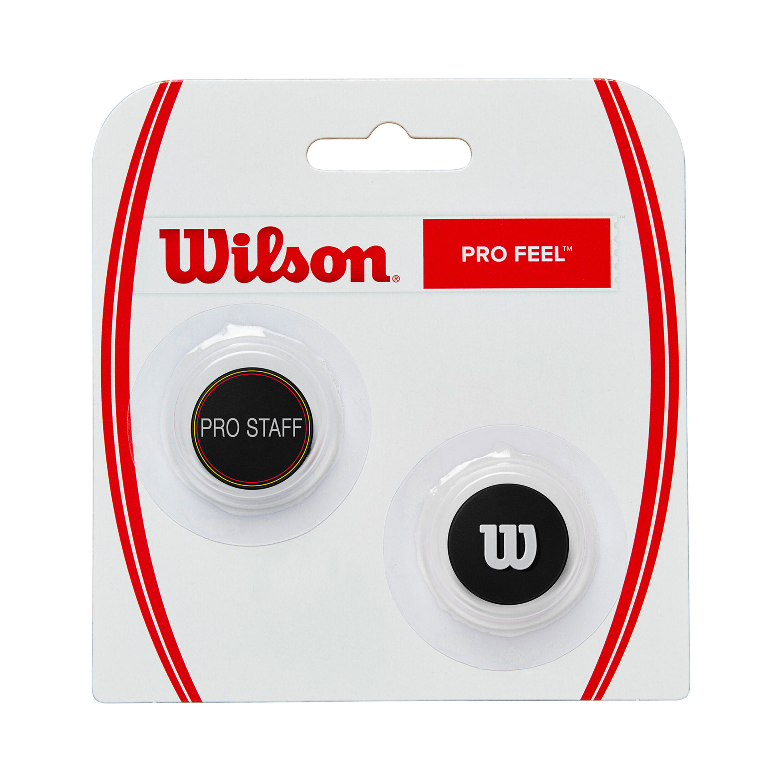 Wilson Pro Staff Pro Feel Pro Staff Antivibrateur Pack De 2 Unités - Noir , Argent
