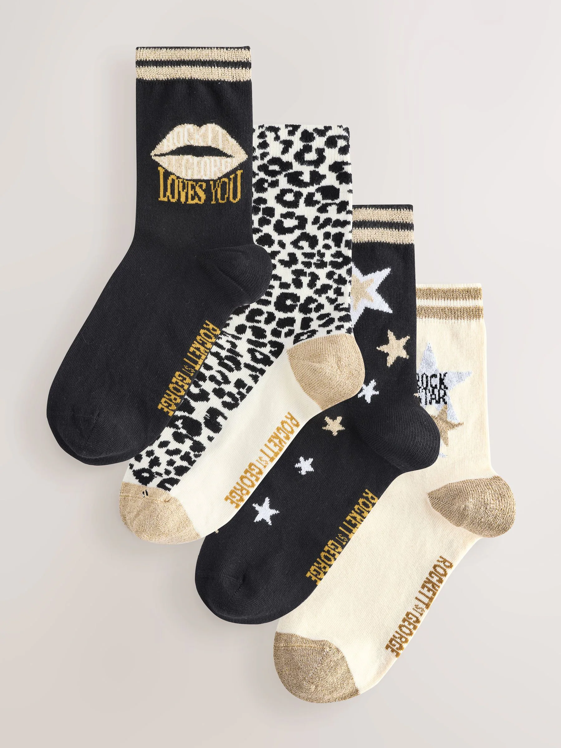 Rockett St George 4 Pack Ankle Socks