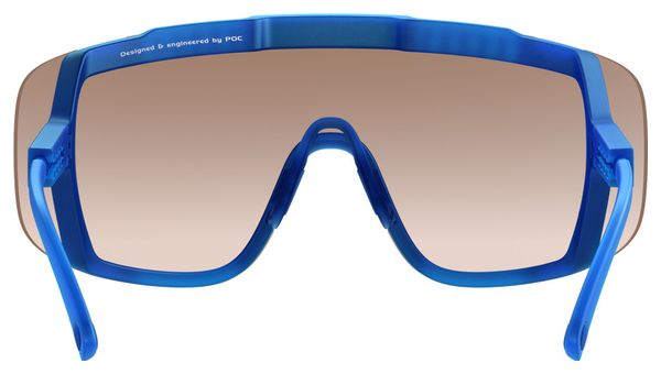 Lunettes POC Devour Opal Blue - Verres Miroir Translucent Brown/Argent