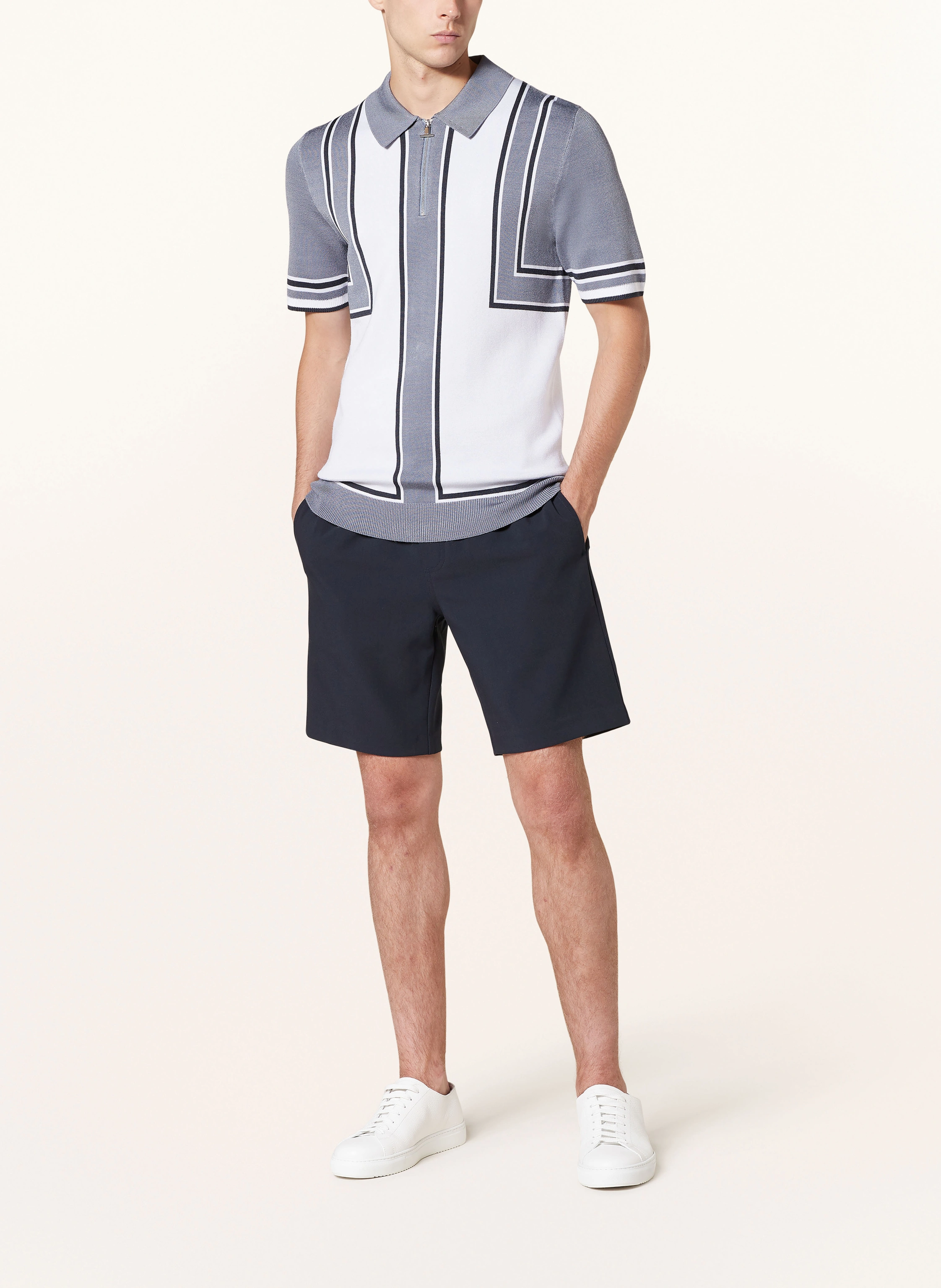 REISS Strick-Poloshirt ORION