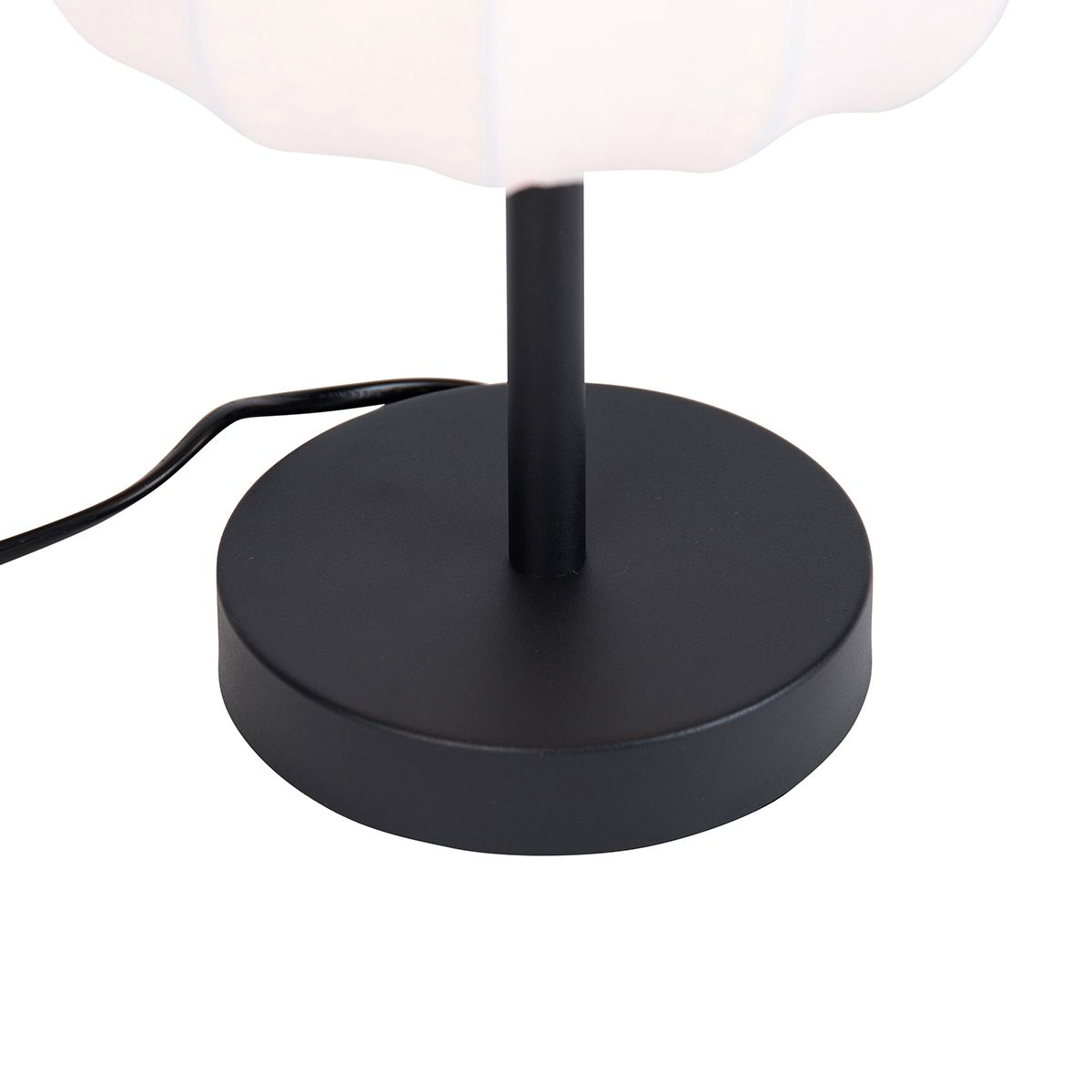 Japandi tafellamp zwart met wit - Madleine