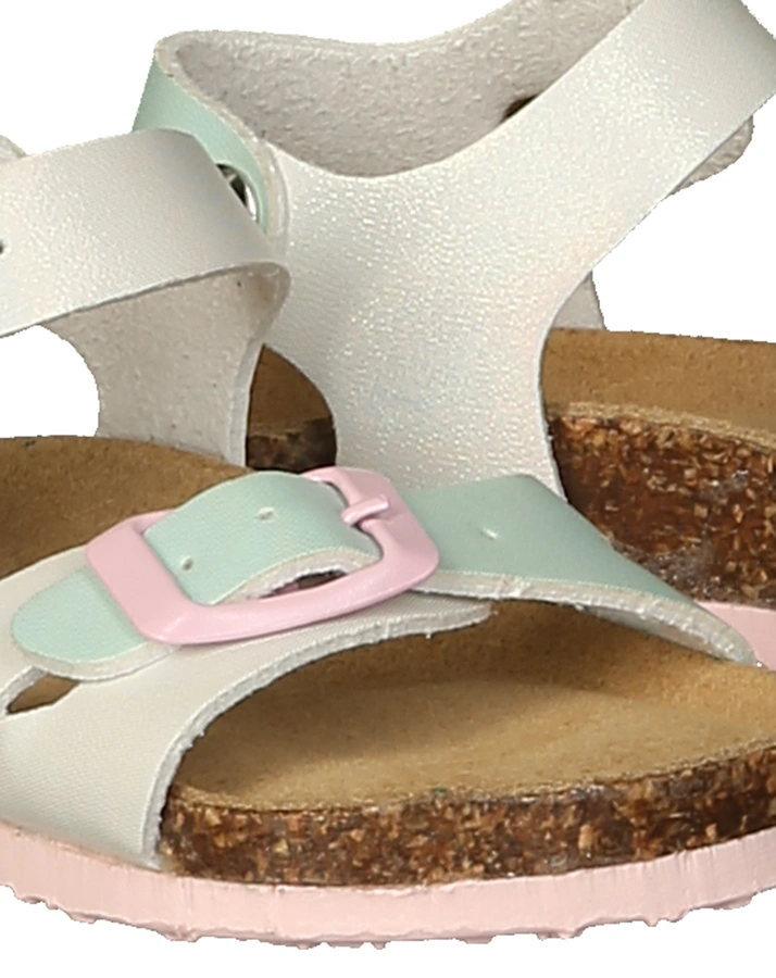 Sandalen AURORA in weiß/aqua