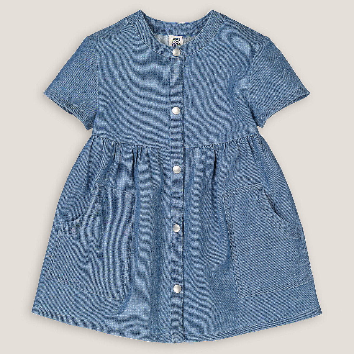 COLEÇÃO LA REDOUTE<br>Vestido jeans, mangas curtas