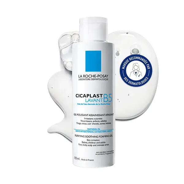 Gel de Limpeza Espumante Suavizante Cicaplast B5 da La Roche-Posay 200ml
