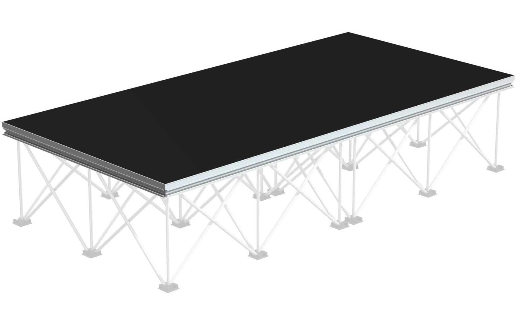 Spider Deck 750 Aluminium 200 x 100 cm<br>Modulares Bühnenpodest
