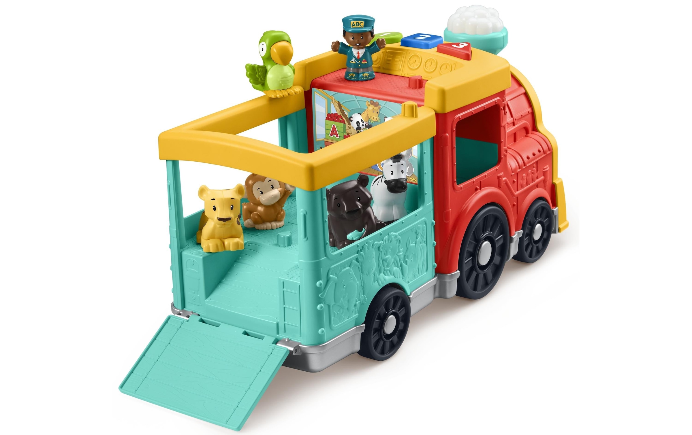 Fisher-Price® Lernspielzeug »LP Grosser ABC Tierfreunde Zug«