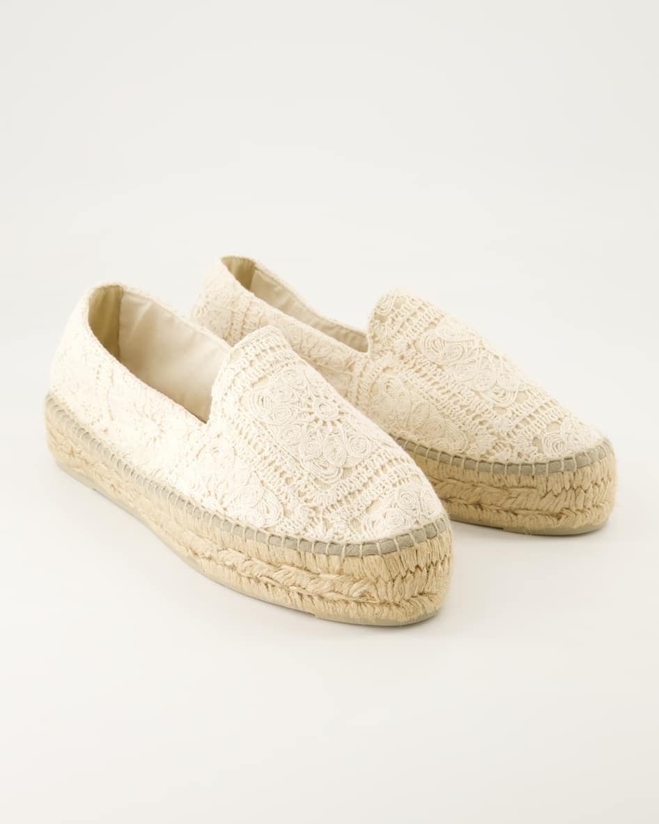 Manebi Yucatan Espadrilles in Beige
