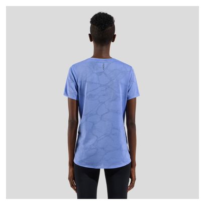 T-shirt Technique Femme Odlo Zeroweight Engineered Chill-Tec Bleu