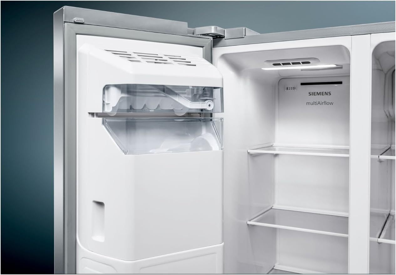 SIEMENS KF96NVPEA iQ300 Multi-Door-Kühlschrank, 183 x 91 cm, 405 L Kühlen & 200 L Gefrieren, hyperFresh längere Frische, noFrost nie wieder abtauen, superCooling schnellere Kühlung