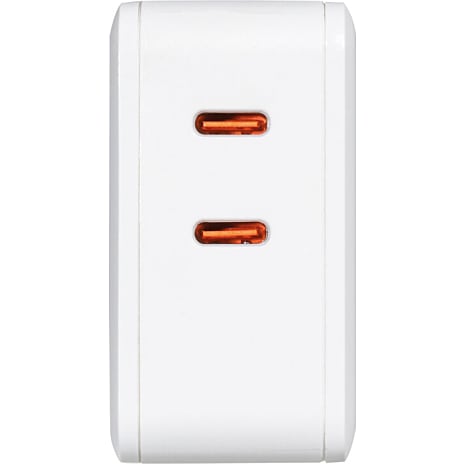 Vivanco oplader 2 USB udgange 45 W - hvid