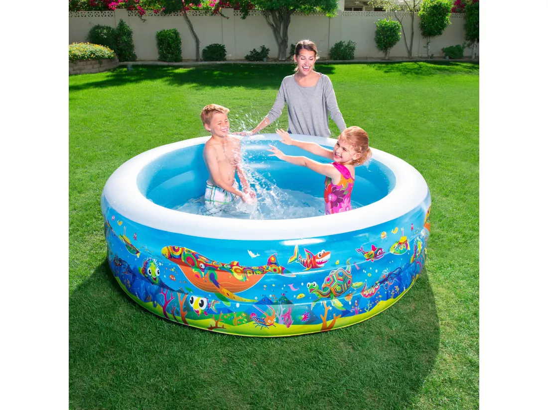 Piscine Gonflable pour Enfants Bestway Play Aquarium 196x53 cm