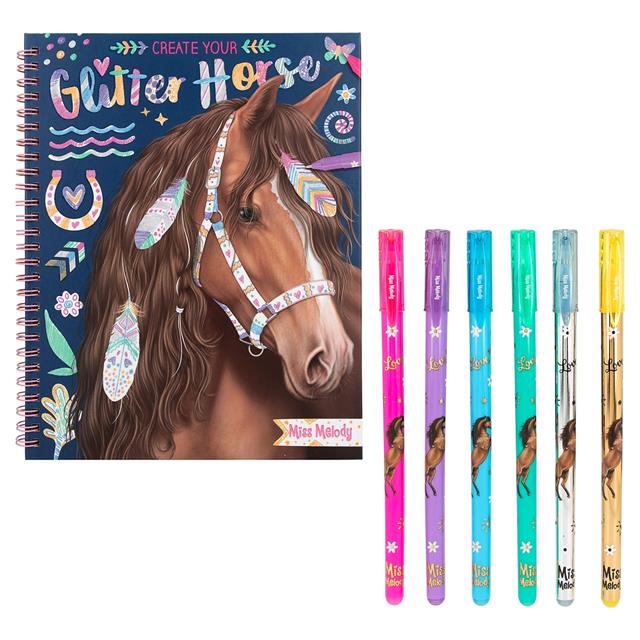 Kleurboek Miss Melody Create Your Glitter Horse