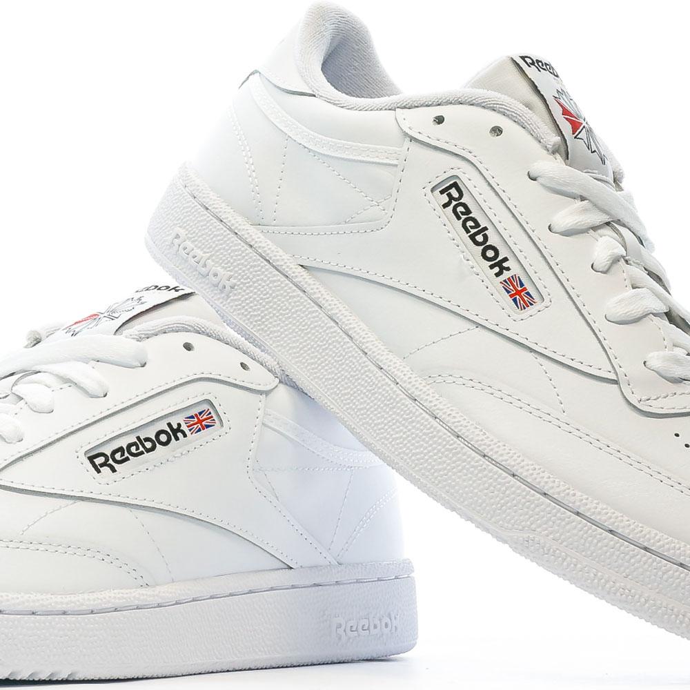 Reebok Baskets Blanches Mixte Reebok Club C 85