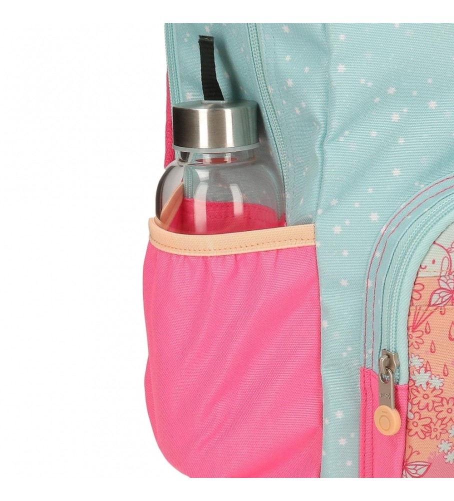 Mochila pré-escolar Enso, balões Enso de 25 cm, turquesa.