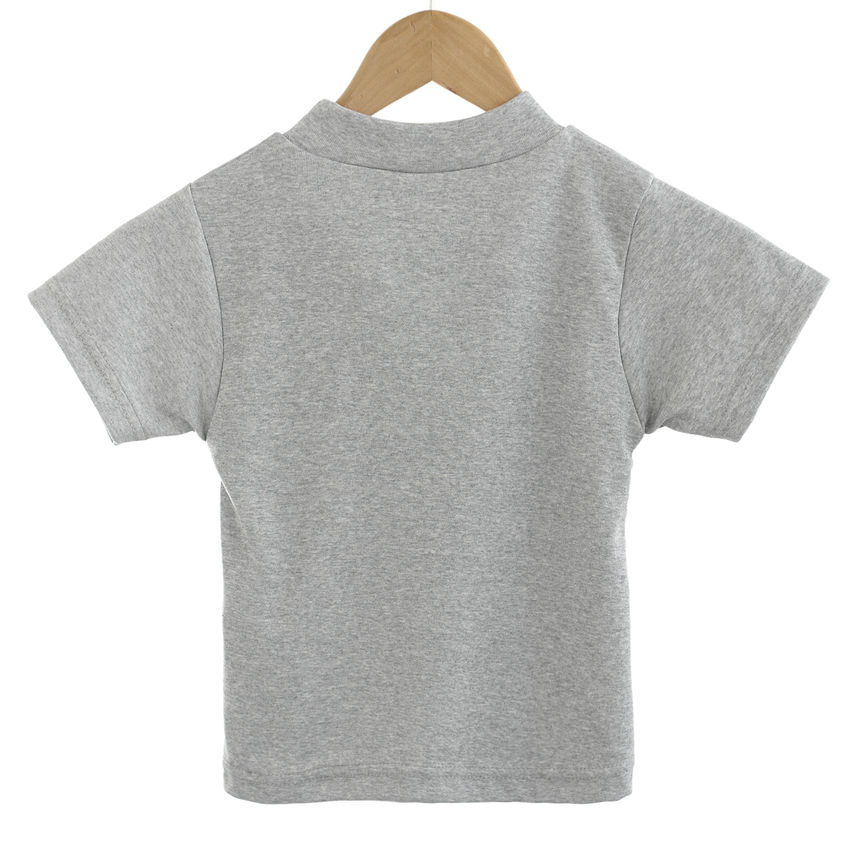 Hopsi - Kort T-shirt met korte mouwen en mock-neck