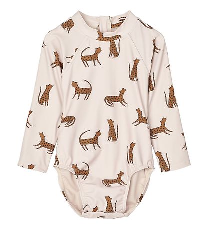 Liewood Bådedragt - Baby - Maxime - UV40+ - Leopard/Sandy