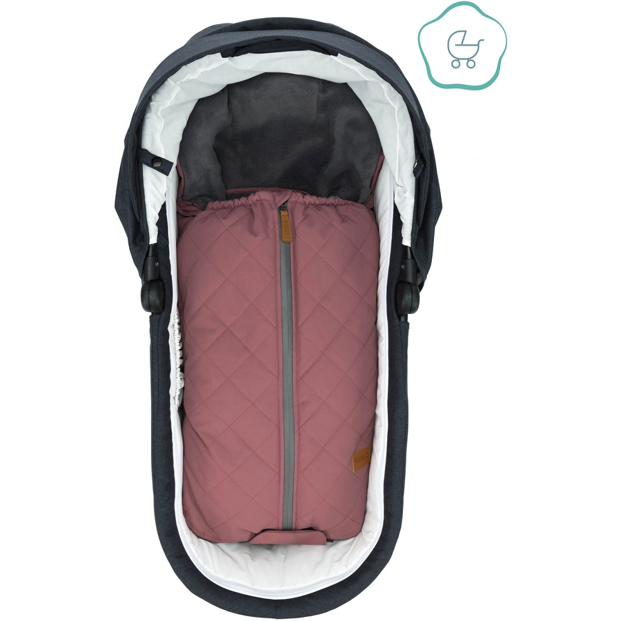 fillikid Winterfußsack Nevado für Babyschale Altrosa